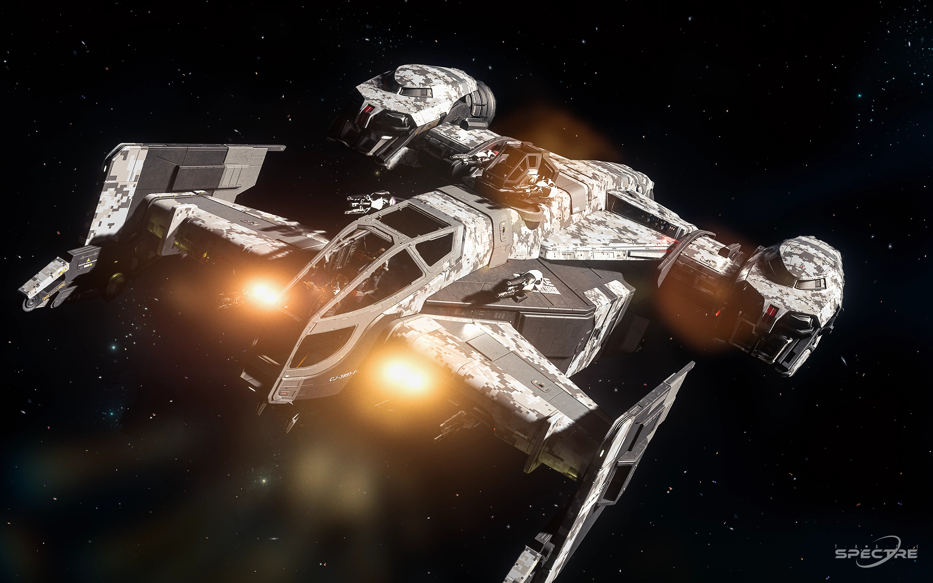 Drake Cutlass Black multi-role ship in Star Citizen