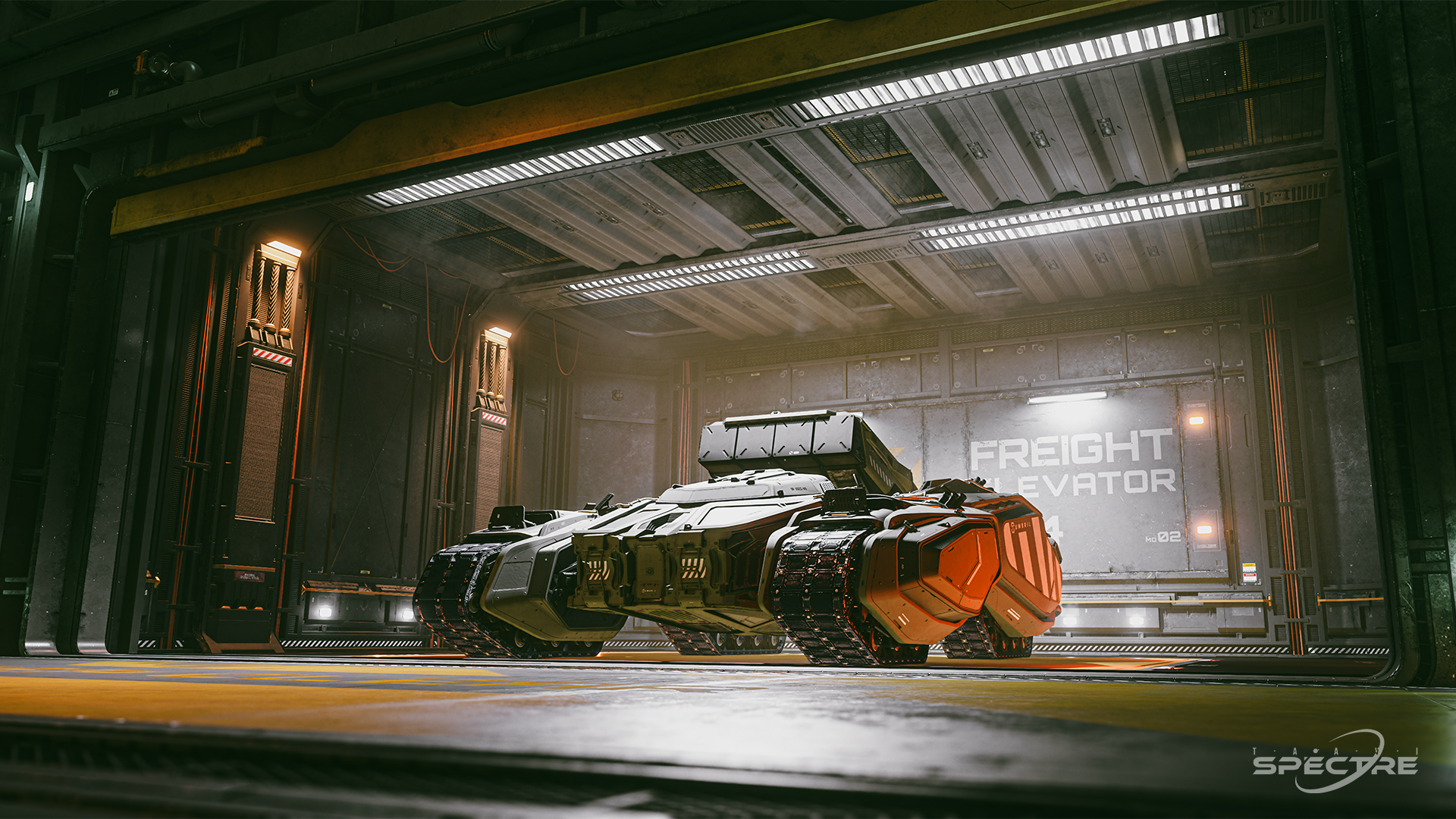 Aegis Avenger Titan flying in space showing its all-rounder design and hull details in Star Citizen